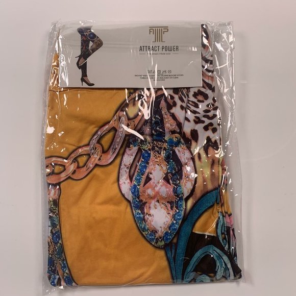 Women's Multi-Colored Leggings OS - Picture 4 of 4